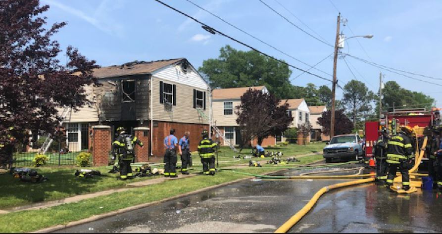 Afternoon fire damages Richmond apartment    