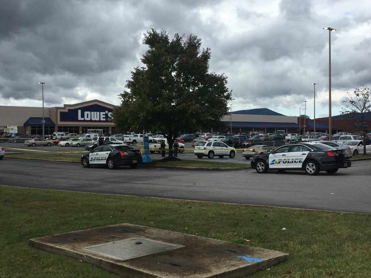 Roanoke police still have Krispy Kreme and Lowe's parking lots blocked off. State police are investigating officer-involved shooting, per department policy