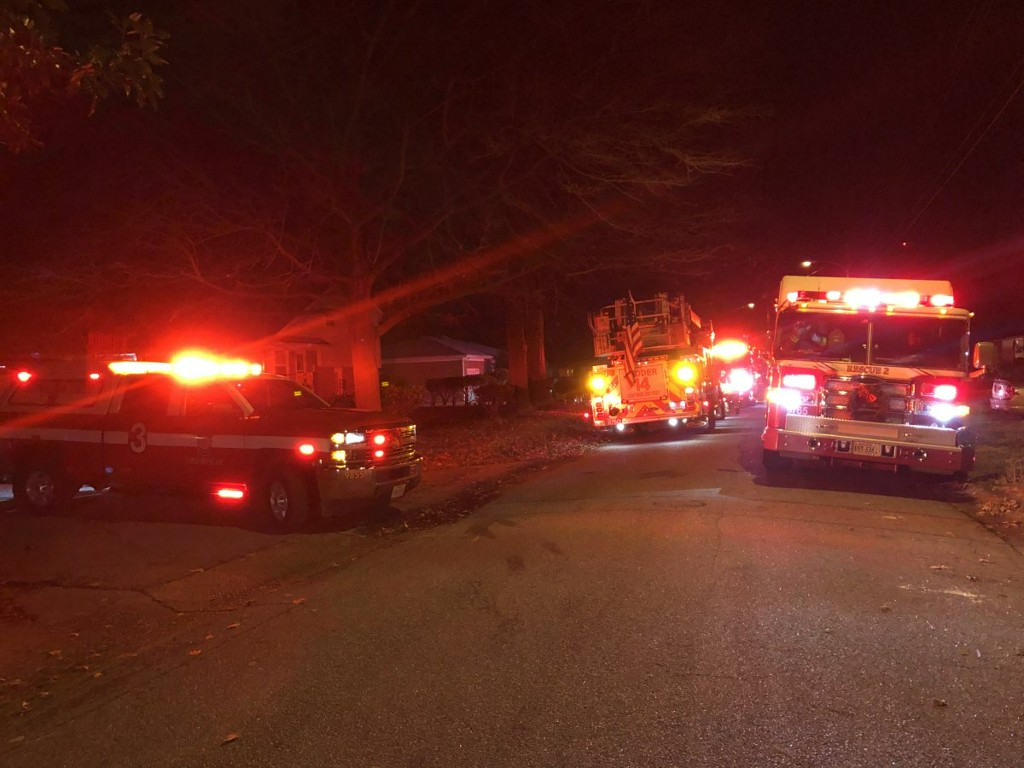 Firefighters in Norfolk say one person is dead after they were called to a house fire Sunday night on Adele Drive. When firefighters arrived, they found heavy smoke in the home and one person dead inside.