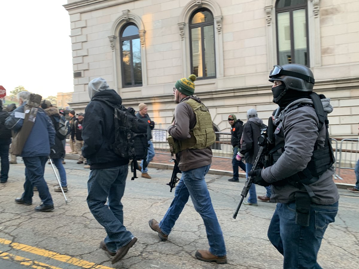 Scenes from Richmond this morning