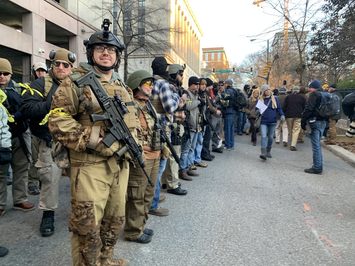 Scenes from Richmond this morning