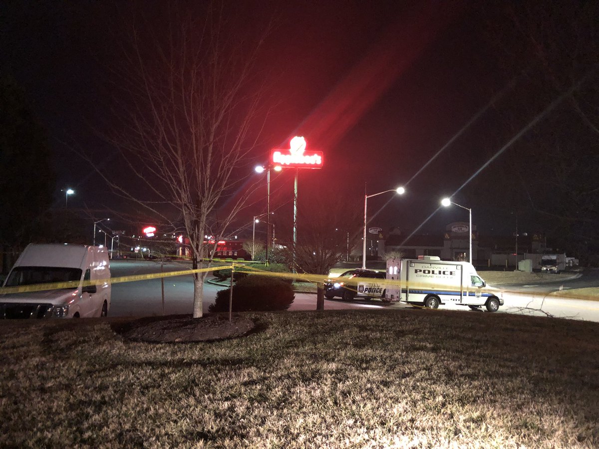 The Danville Police Department is still at the Applebee's on Old Mount Cross Road after they say someone was shot and injured