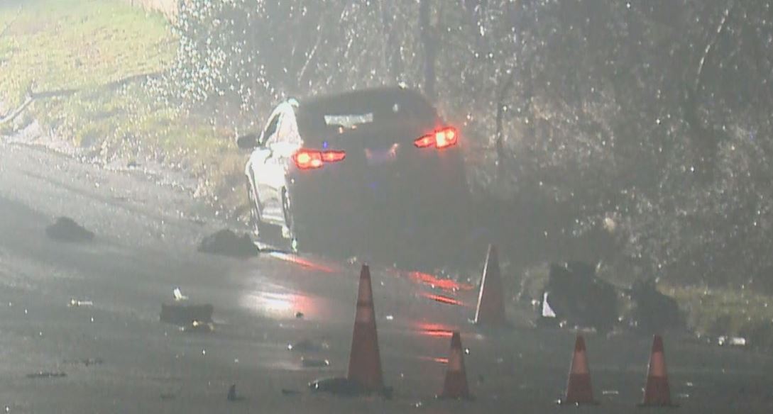 Fairfax County PD confirms striking vehicle involved in fatal pedestrian crash on Rt. 1 at Giles Run Rd. in Lorton stayed on scene. NB Rt. 1 remains closed at Hassett St. One SB lane also blocked. 