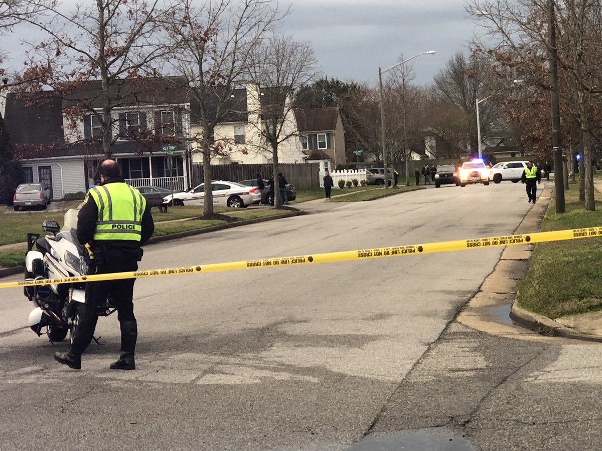 VBPD on the scene of the officer-involved shooting (not involving one of their own) on Maitland Drive & Wellsford Drive