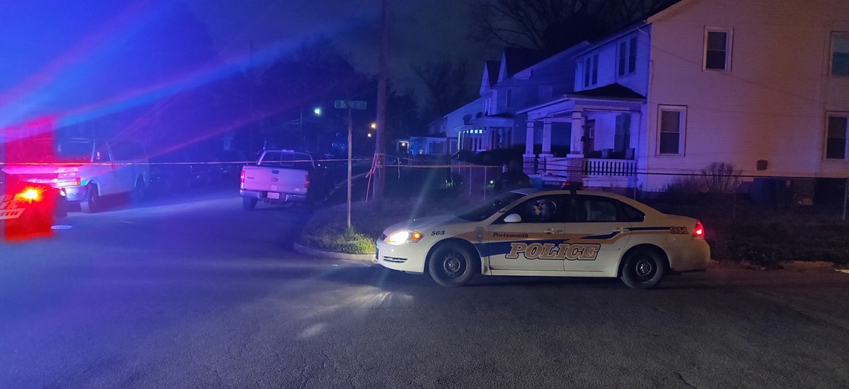 A man was shot on Charleston Ave. in Portsmouth, not far from Elm Ave.  The PortsmouthPD spokesperson tells the man has serious injuries.