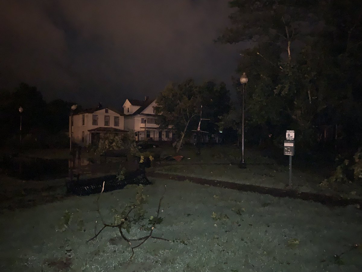 Currently here in Downtown Suffolk where the damage is severe. 13NewsNow Congested roadways with fallen trees and slanted power lines. 