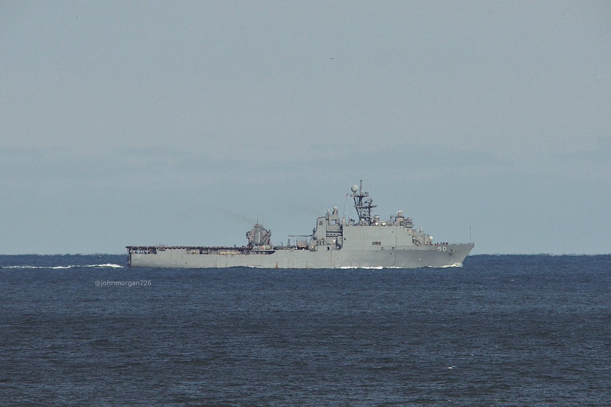 USS Carter Hall (LSD 50) dock landing ship leaving the Norfolk, Virginia area - January 15, 2022 usscarterhall lsd50  * photo courtesy of @johnmorgan726