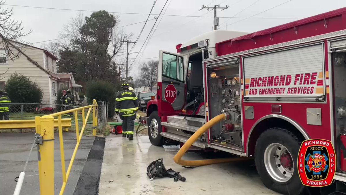 FIRE: At 9:33a, crews responded to 2905 Nine Mile Rd for the report of a structure fire. Once on scene, they saw smoke & flames coming from the house at 1704 N 29th St. All occupants were outside. 2 were transported to a local hospital for severe burns &amp; smoke inhalation