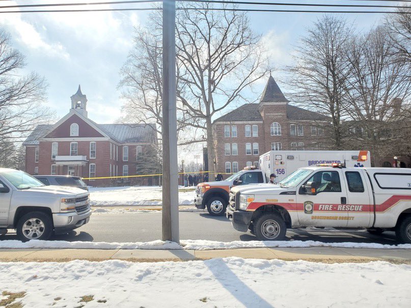 Bridgewater College Asking Students And Staff On Campus To Continue To Shelter In Place Following Reports Of An Active Shooter Saying This Is Not A Test. State Police And Emergency Crews Are On Scene