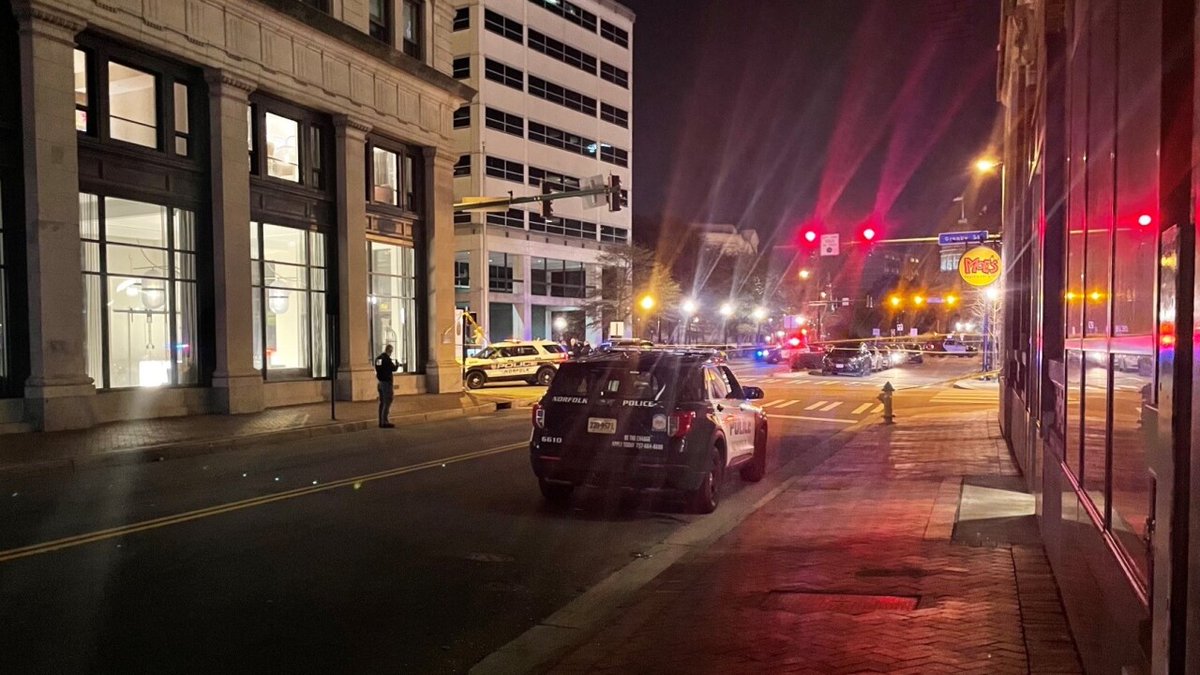 Police investigate officer involved shooting in Downtown Norfolk