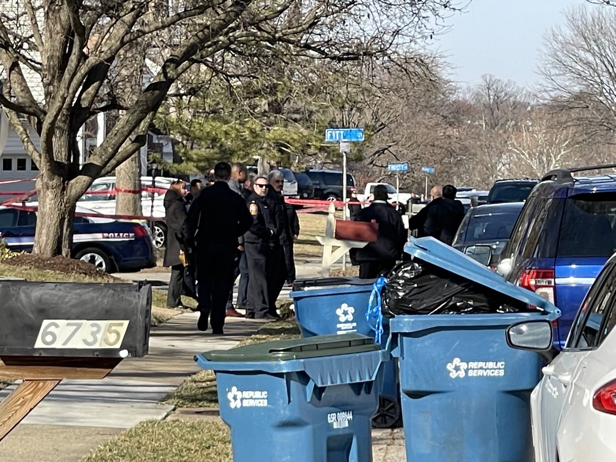 Fairfax County police on the scene of a police involved shooting on Fitt Court in the Lorton area.