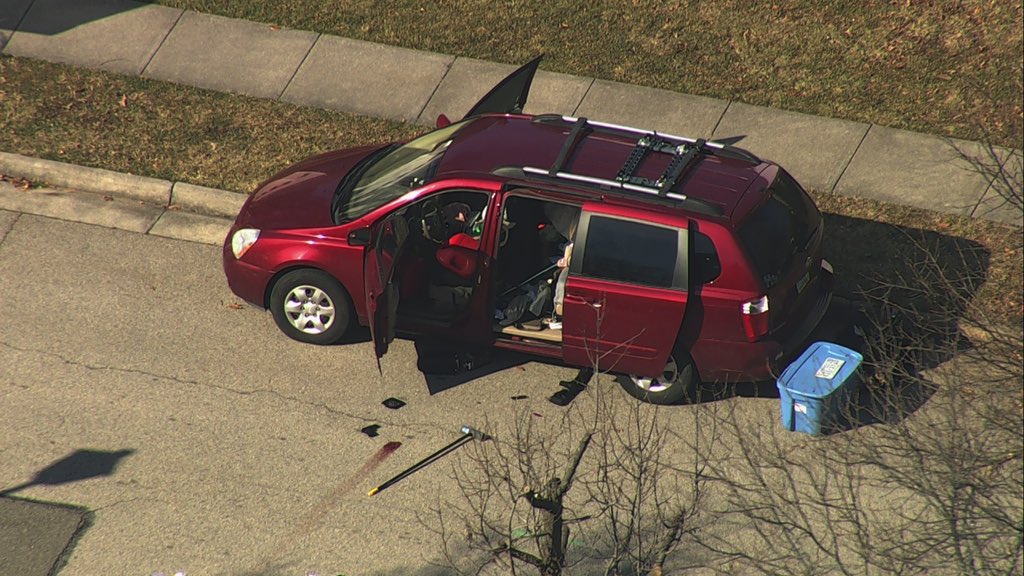 OFFICER INVOLVED SHOOTING in Newington Virginia on Fitt Court.   two firearms on the ground near a suspicious van, that police were initially responding to. The wounded suspect has been transported in grave condition  