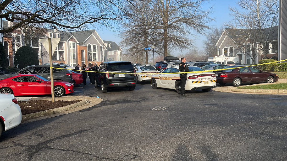 scene of a fatal officer-involved shooting in Loudoun County.   Officers were responding to a domestic-violence incident when a woman with a knife charged at officers before being shot. She died at a local area hospital