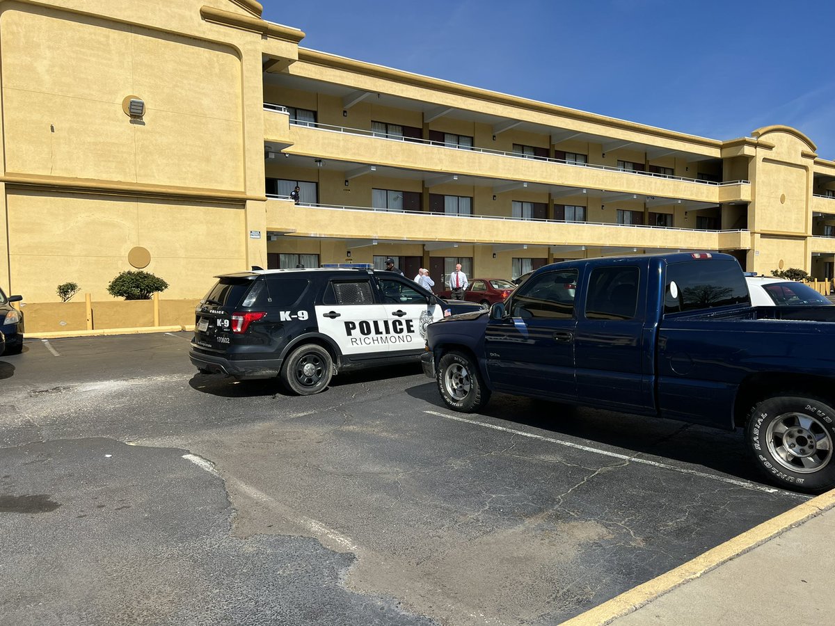 @RichmondPolice are investigating a shooting at the Diamond Inn & Suites. Authorities confirmed that one woman was shot and taken to the hospital.