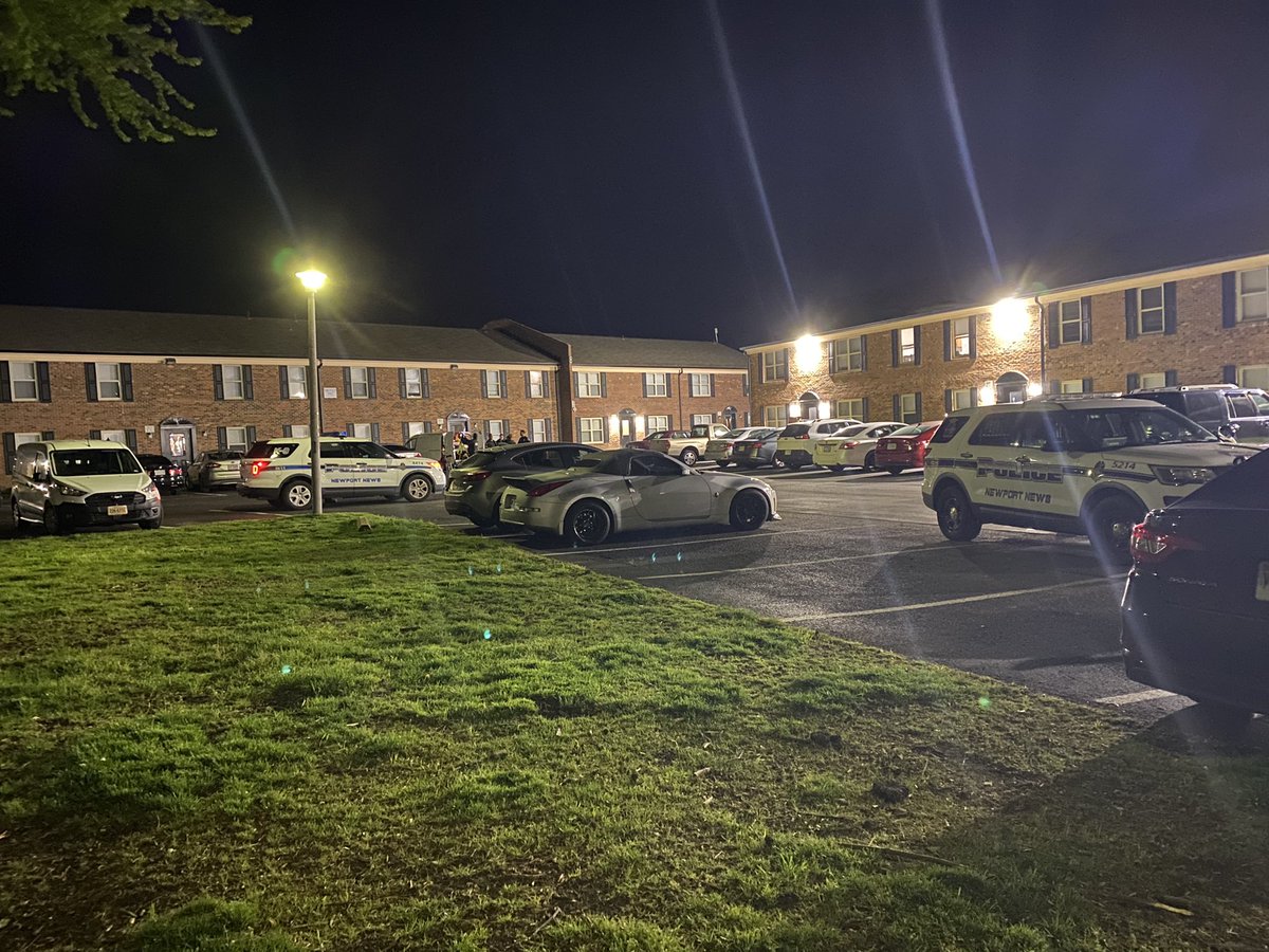 Newport News police on scene of a deadly shooting investigation on Royal Springs Ct.   This is an apartment complex off of Warwick Blvd. near Beechmont Dr.   A man was shot and killed inside an apartment.