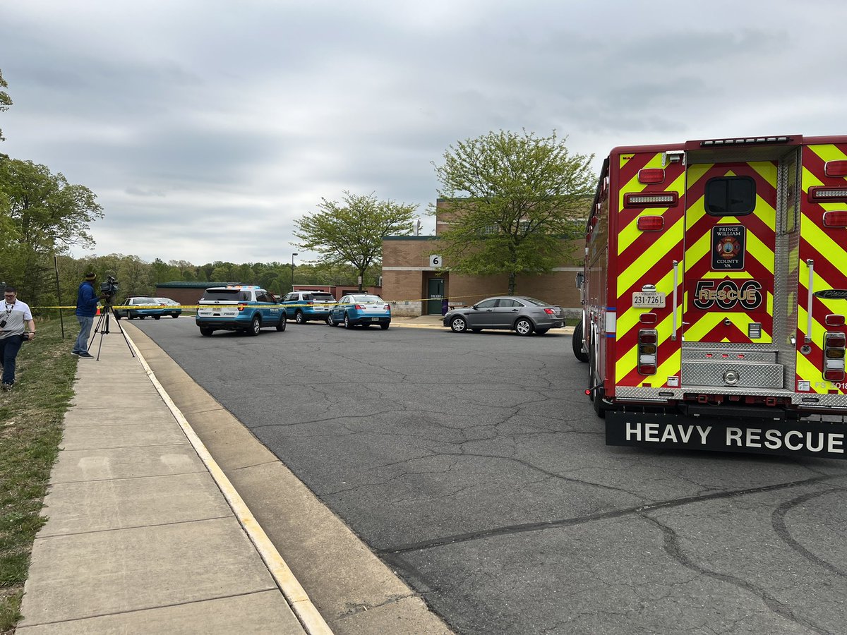 Triple Shooting, Manassas VA. 10:15 during youth flag football games. Suspect ran, no lookout yet. Two victims transported by ambulance, one helicoptered to area hospital. Unknown if victims juveniles or adults