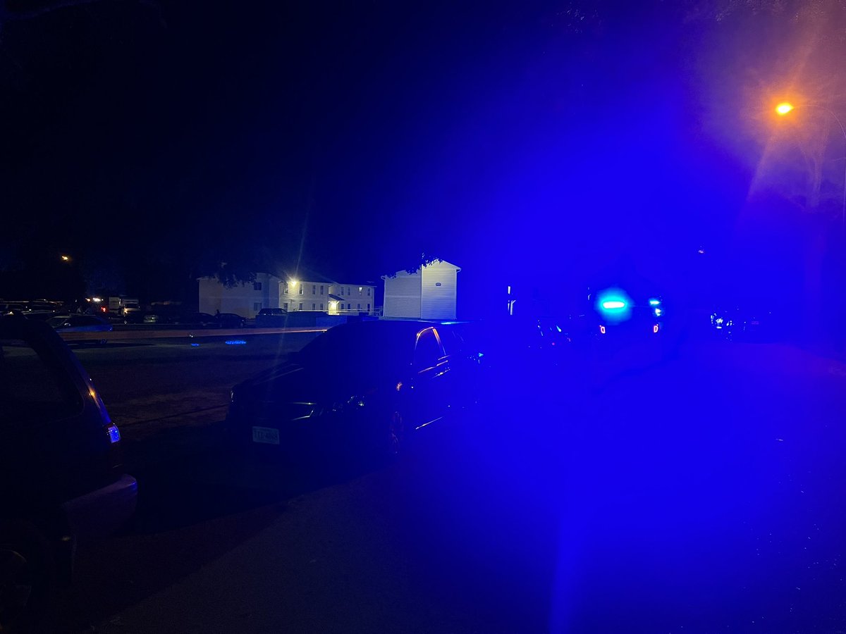 Scene of a deadly shooting in Richmond. According to @RichmondPolice, officers were called to the 1500 block of Jennie Scher Road for the report of random gunfire just before midnight, and found an adult male with a gunshot wound to the head