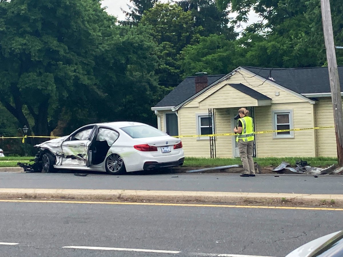 Accident on Blake Lane near Five Oaks Rd in Fairfax. 6 people taken to the hospital including 3 pedestrians with life-threatening injuries. 2 vehicles involved that are about a football field apart from each other. Happened barely a quarter mile from Oakton High School