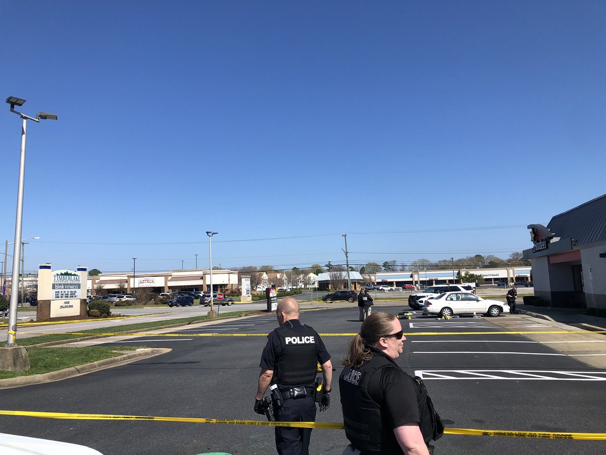 VBPD officers are investigating a shooting off Holland Road at the Hardee's. A department source says a man was shot in the parking lot and he has life threatening injuries