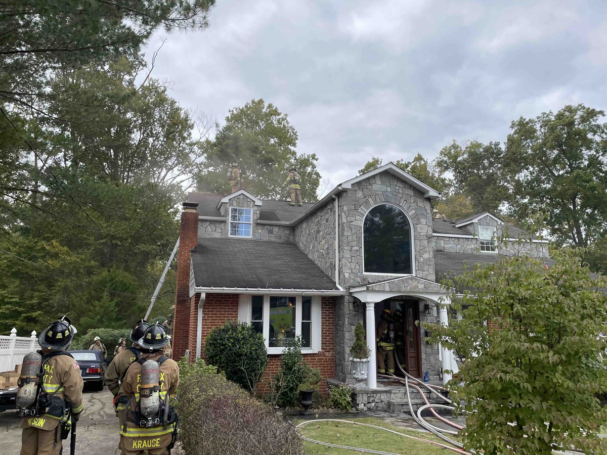 FCFRD units are working a house fire in the 5200 blk of Inverchapel Road in the Ravensworth area. Units arrived to find smoke showing from the roof. The fire is out. Crews are checking for hotspots. No civilian or firefighter injuries