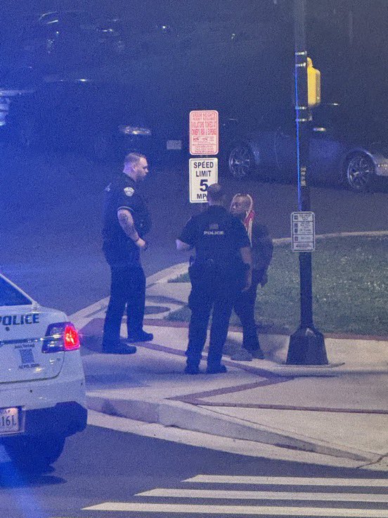 Three people have been detained after a stolen car was stopped on Columbia Pike and  South Frederick St in Arlington