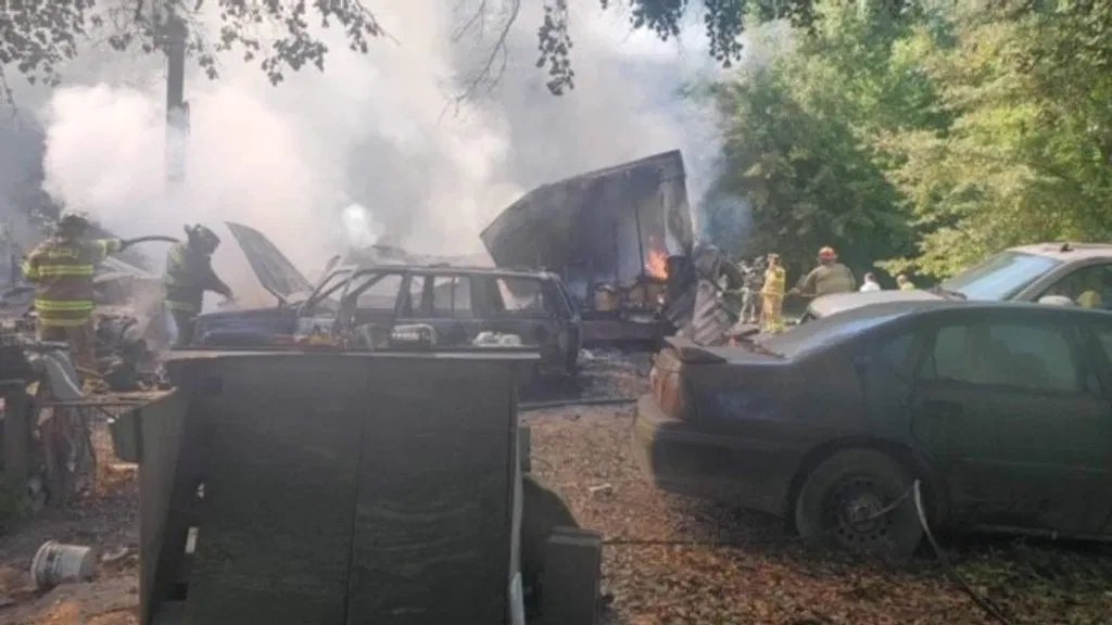 Death investigation underway after an early morning house fire in Marlboro County with reports of an 'explosion' sound