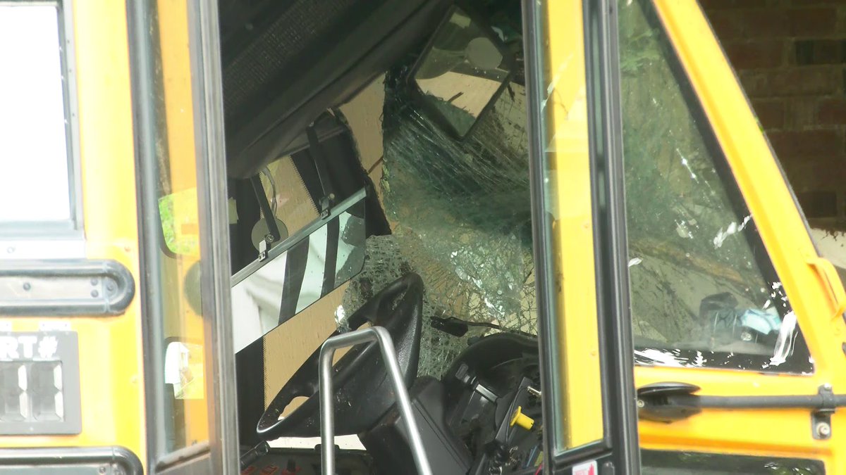 2 children taken to the hospital after bus crashes into house