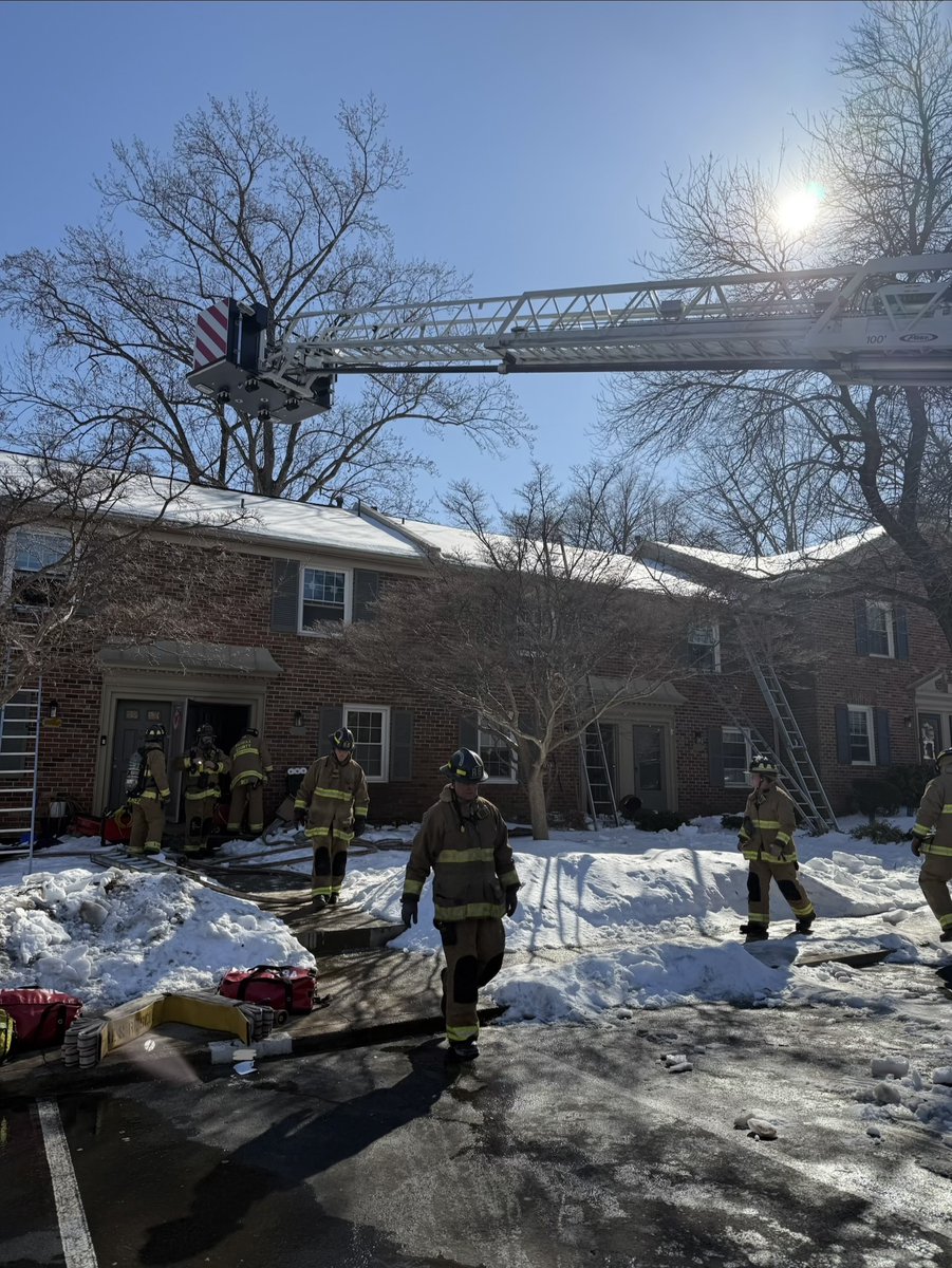 Fairfax  Bravest are on scene of a townhouse fire in 5800 blk of Rexford Dr in West Springfield. call for fire in a middle unit townhouse. The fire is under control. Sadly 2 dogs were removed from the home & later died. No civilian or FF injuries