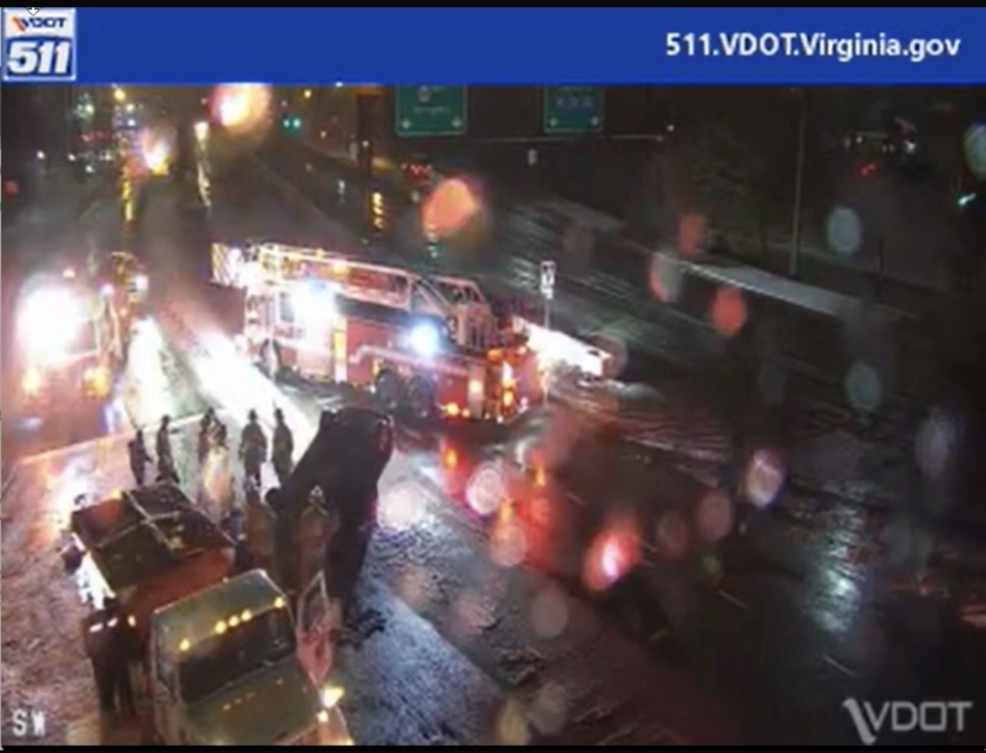 OVERTURNED VEHICLE COLLISION IN SPRINGFIELD AREA: Franconia Rd. & Elder Ave. Near Springfield, VA. @ffxfirerescue on scene of a single vehicle overturned collision with no entrapment. One occupant is being evaluated for any injuries