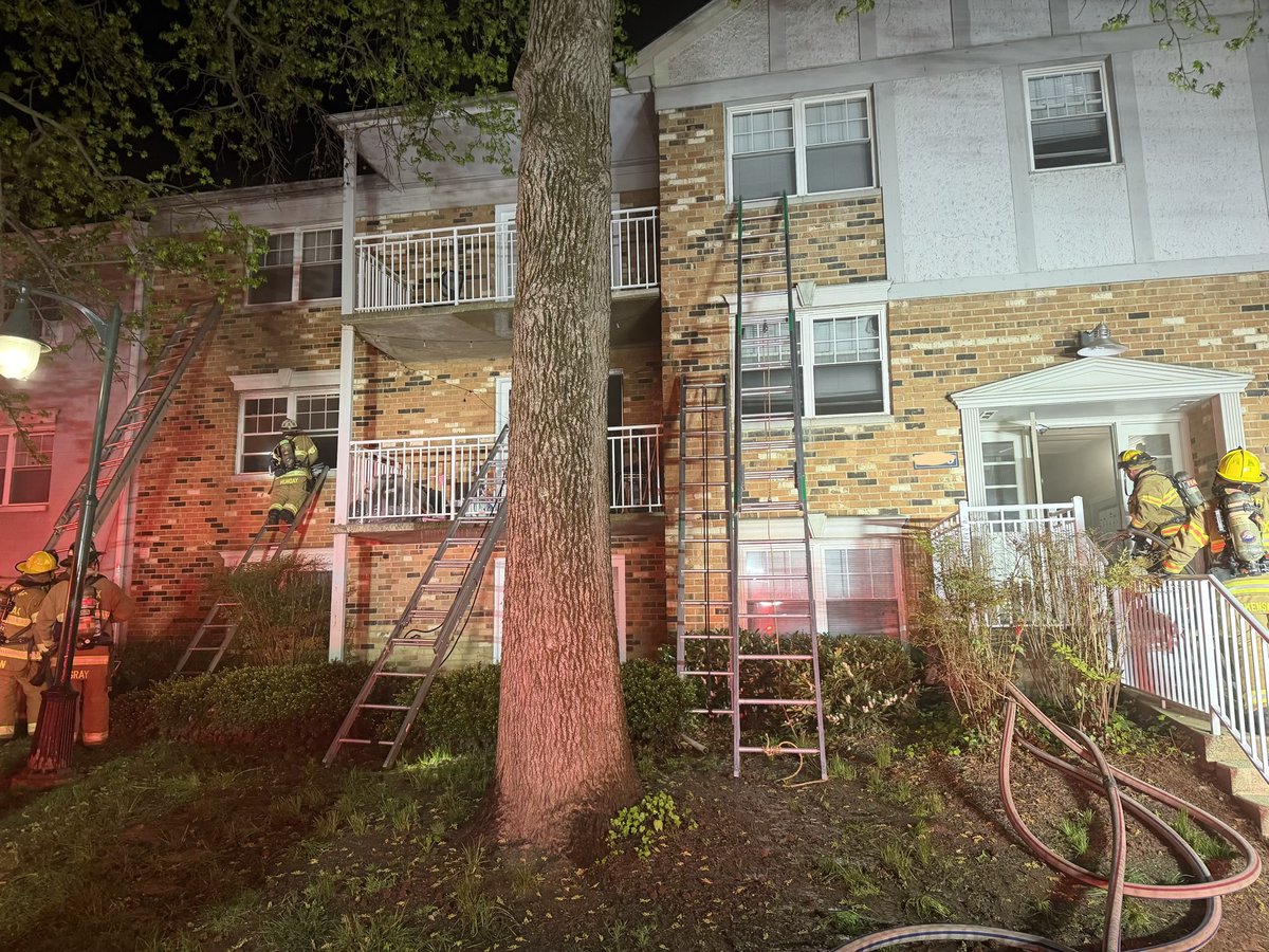 FCFRD is on scene of a garden-style apartment fire in 3300 blk of Sydenham St in Merrifield area. At 10:12pm units responded to reports of a quickly-spreading fire. Arriving units saw fire in a 2nd floor apartment. Crews conducted searches & extinguished the fire. No injuries