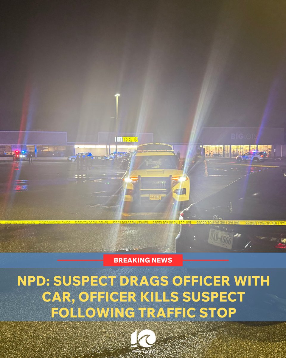 A Norfolk Police officer shot and killed a suspect who dragged the officer with their car on East Little Creek Road, Police Chief Mark Talbot said in a briefing late Monday night. Norfolk Police say the man was wanted on several misdemeanor warrants