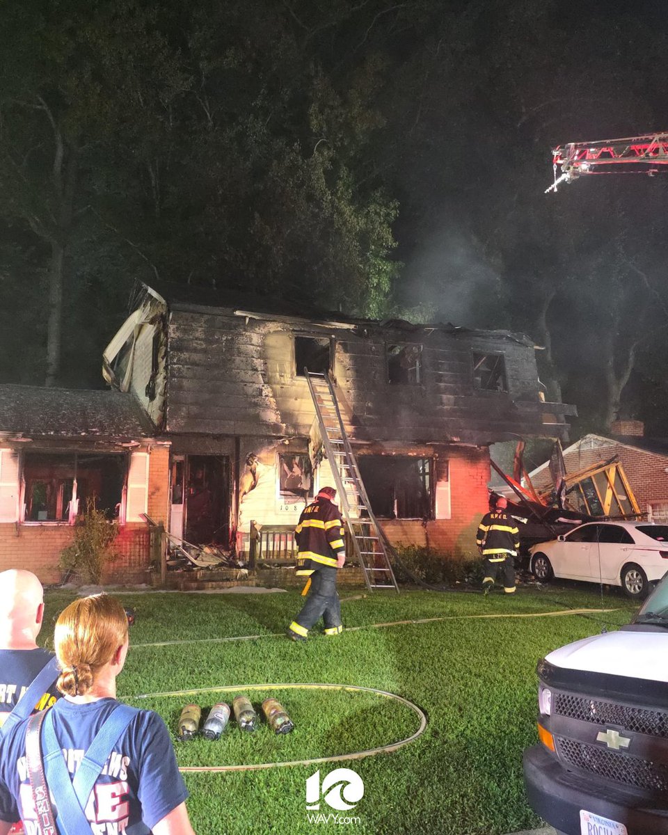 Two people are deceased and a firefighter was injured following an early Friday morning house fire on Cindy Circle