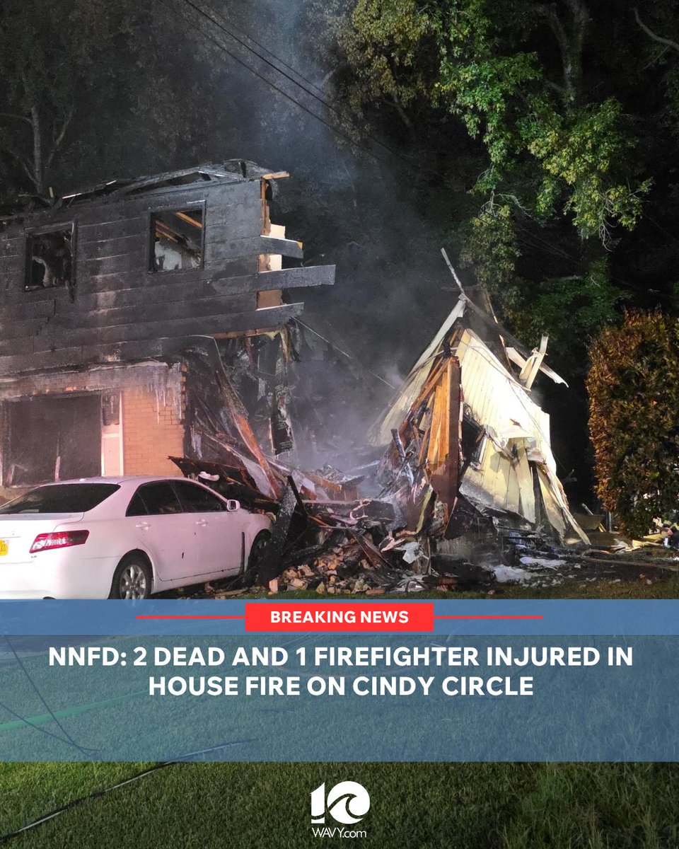 Two people are deceased and a firefighter was injured following an early Friday morning house fire on Cindy Circle