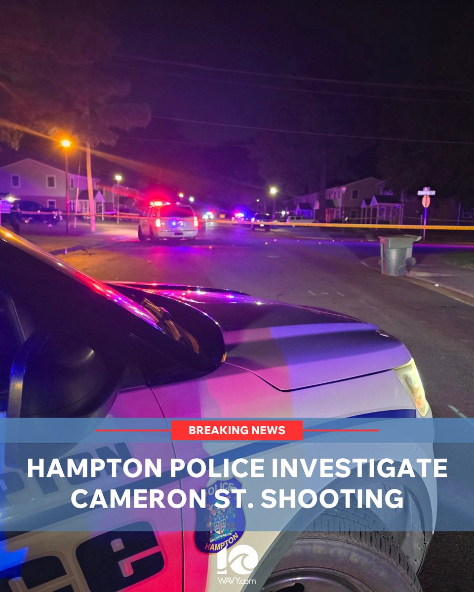 Hampton Police said it is investigating a shooting with life-threatening injuries on Cameron Street early Wednesday morning